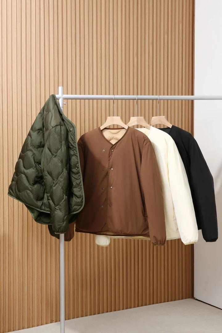 【云目悠悠】秋冬款双面穿休闲复古羽绒服-20251141-9005-2