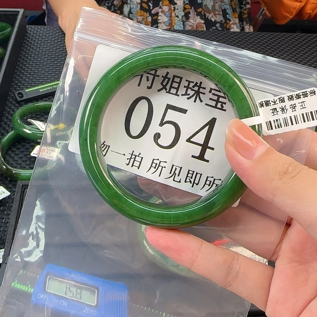 和田玉未镶嵌手链手镯58 054