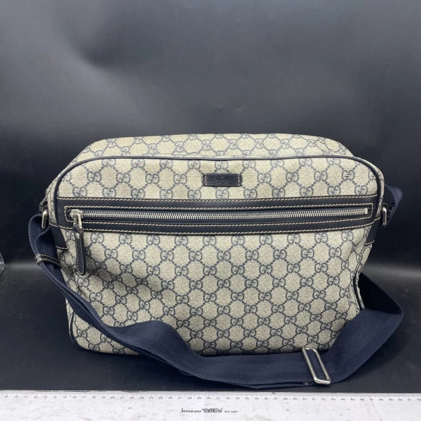 95新 GUCCI/古驰 邮差斜挎包/14246