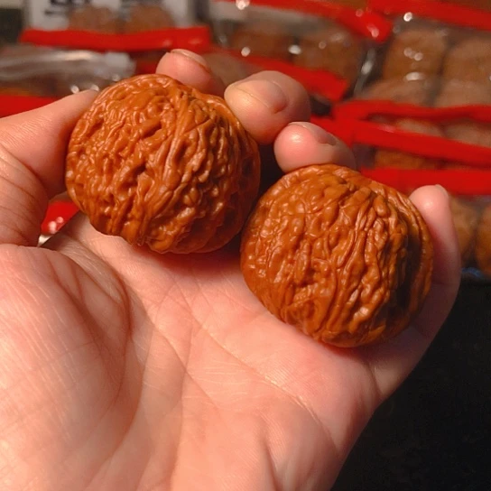 文玩核桃把件白狮子40