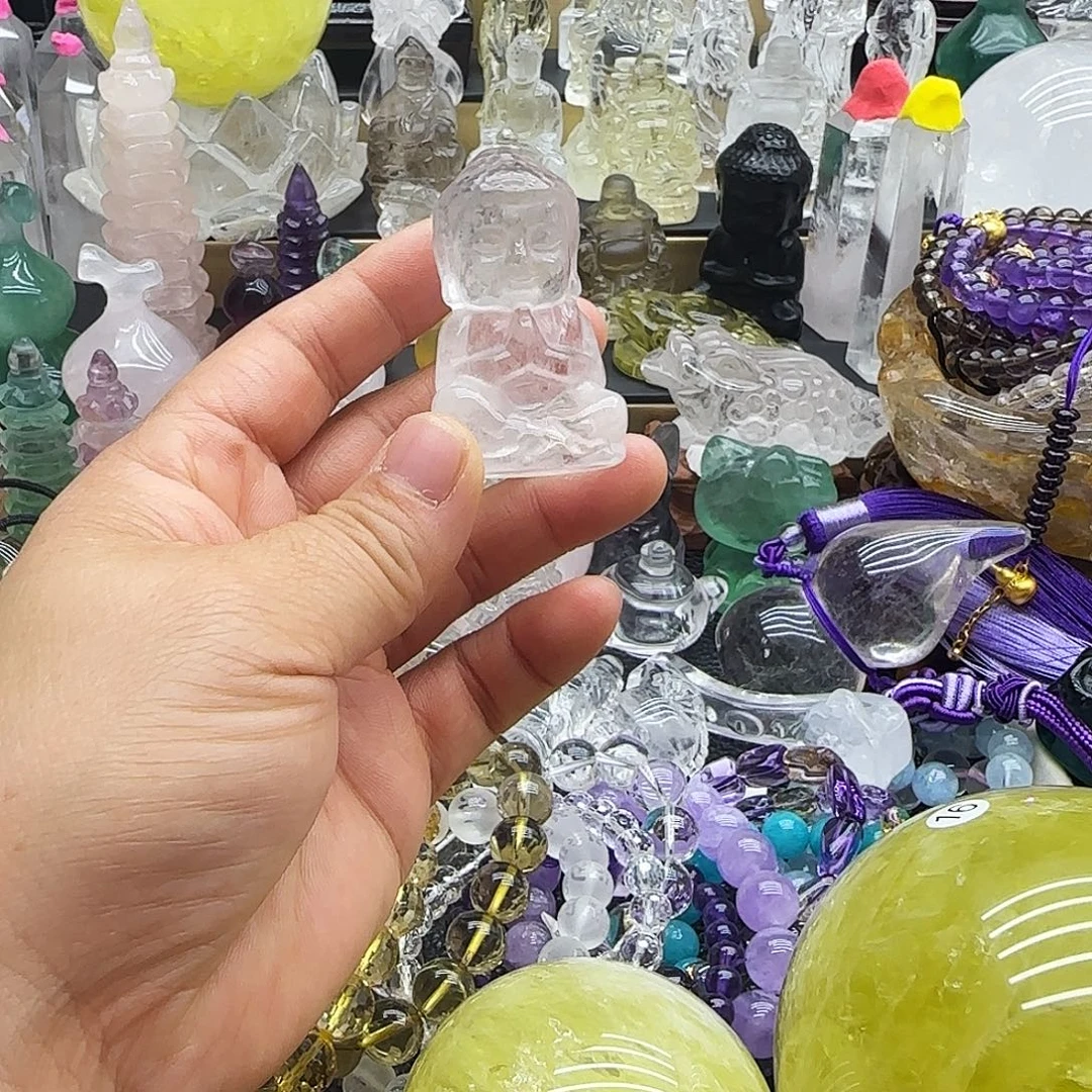 未镶嵌车挂水晶摆件