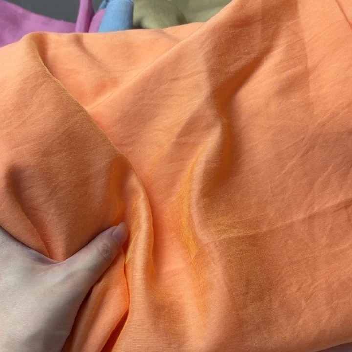 混纺棉橘色人鱼姬2米