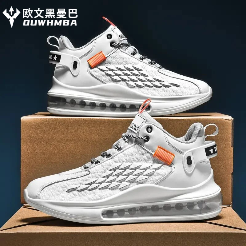 欧文黑曼巴全掌气垫跑步鞋夏季百搭潮鞋休闲运动鞋潮流减震跑鞋