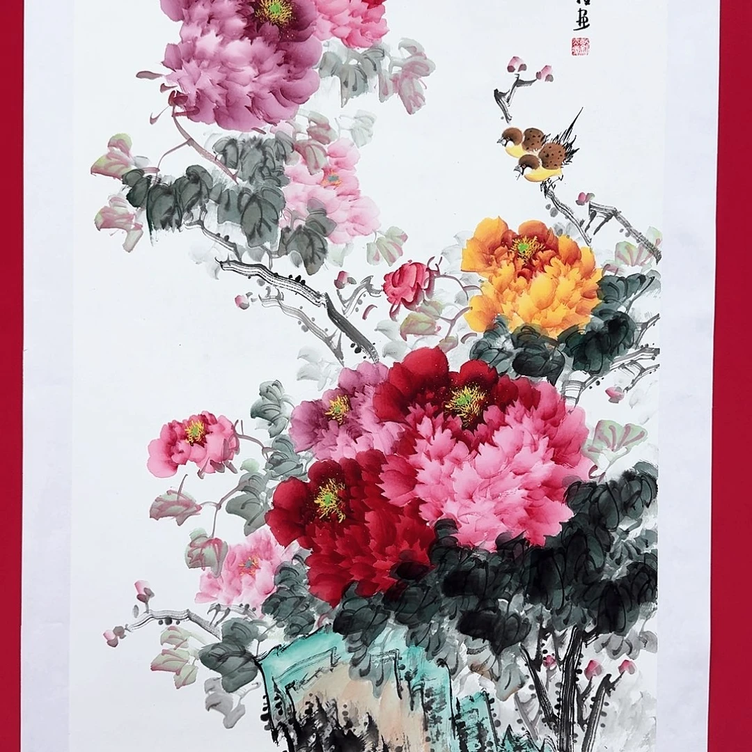 国画刘老师8平尺精品