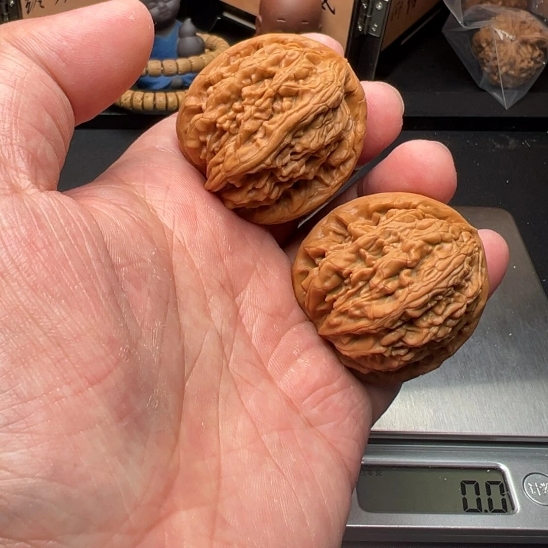 文玩核桃把件虎头王41