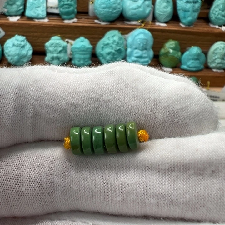 绿松石未镶嵌隔片6mm