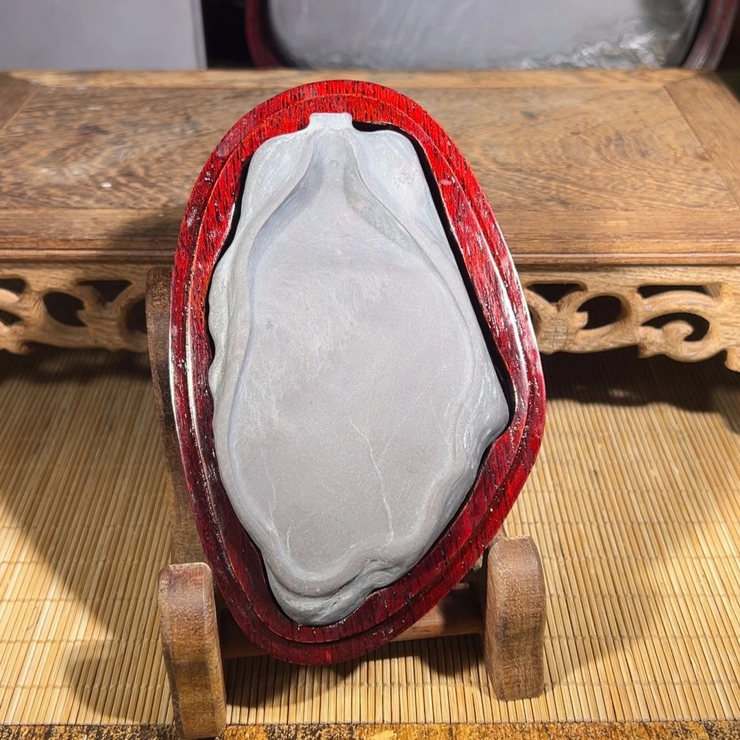 纯手工开播福利端砚包邮老坑带木盒