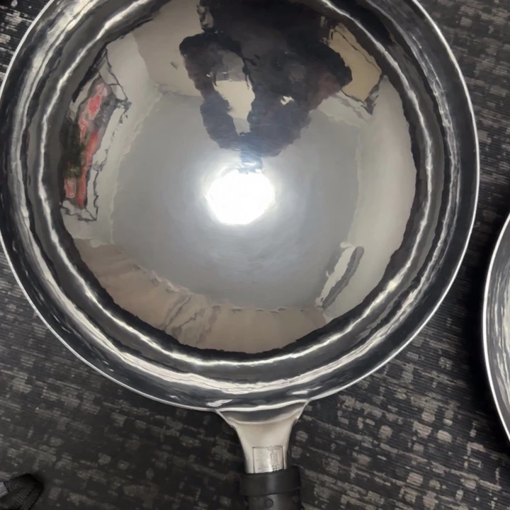 可***你熟铁手工锻打铁锅34预