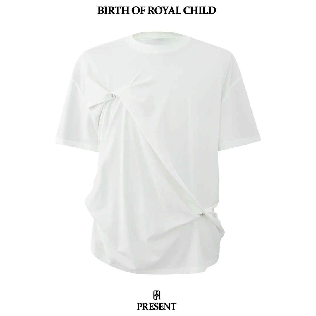 BIRTH OF ROYAL CHILD BORC扭结造型时装T恤