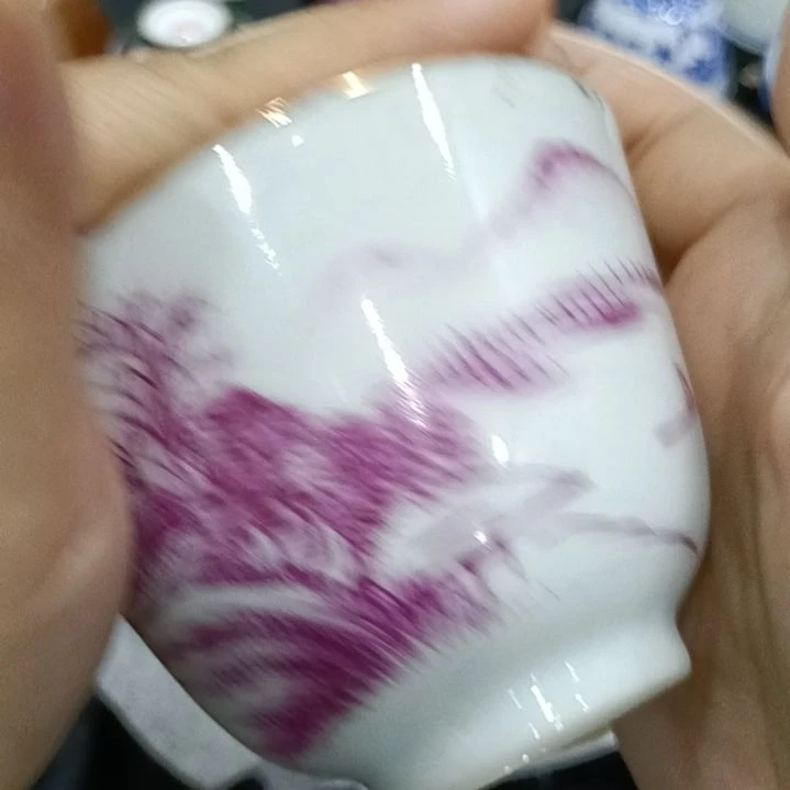 冰***山陶瓷景德镇茶杯一个