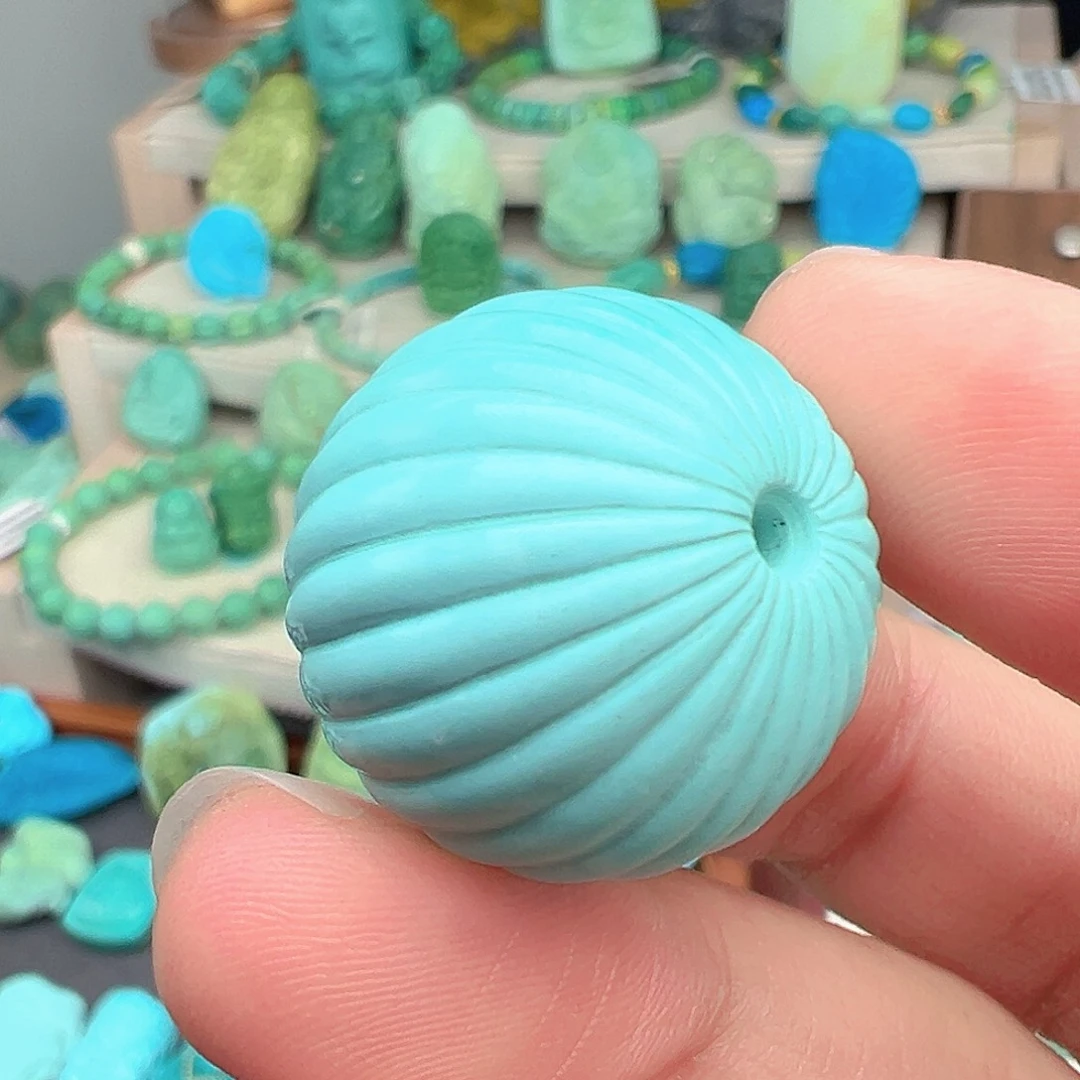 绿松石未镶嵌主播万珍