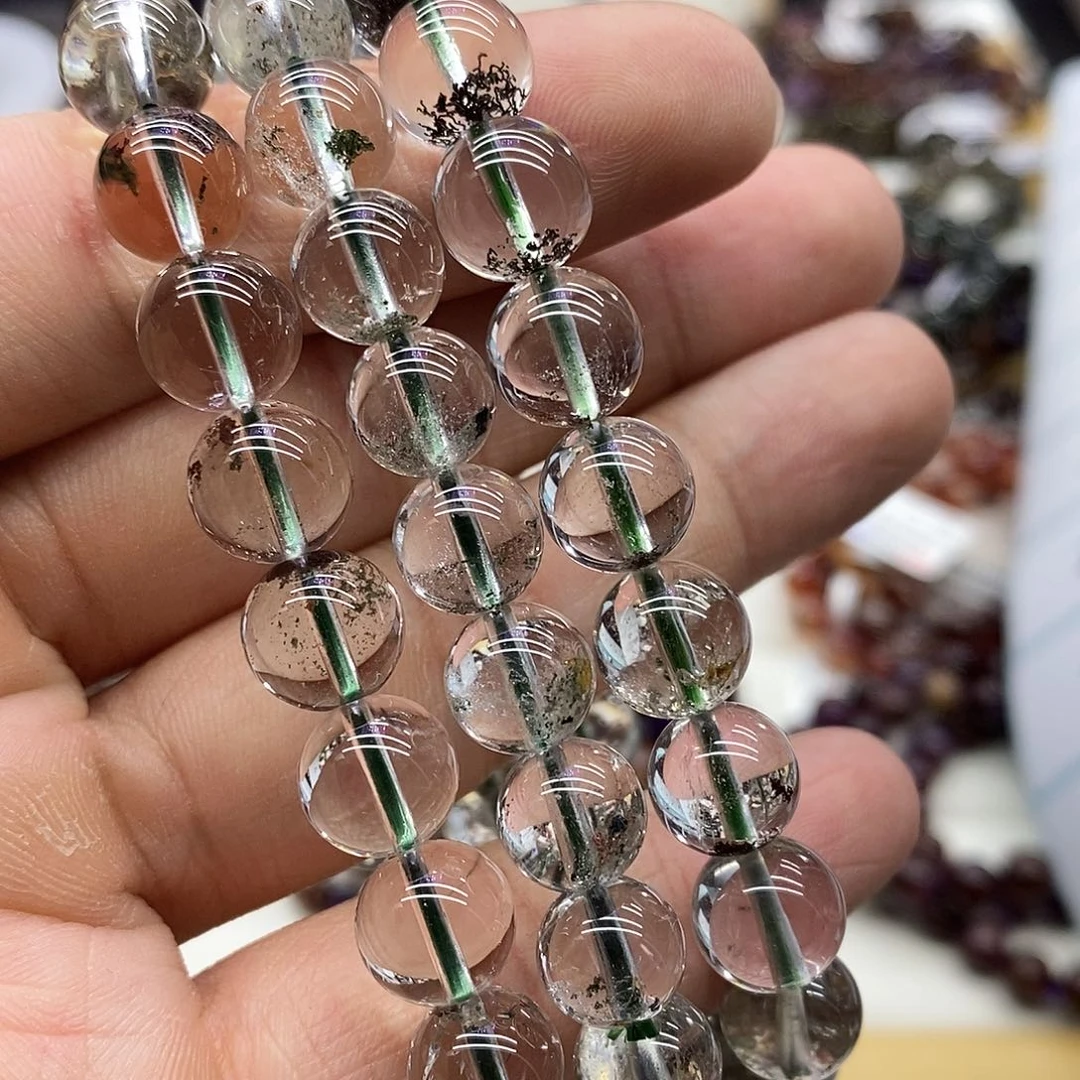 水晶手串未镶嵌多样性发货发一条