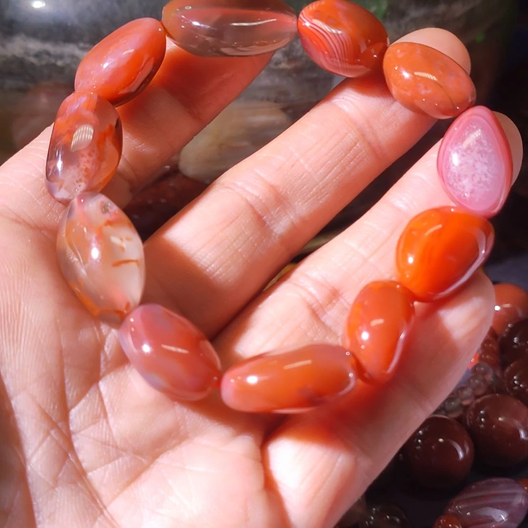 玛瑙/玉髓手链未镶嵌