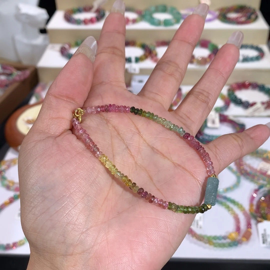 未镶嵌手串手链碧玺