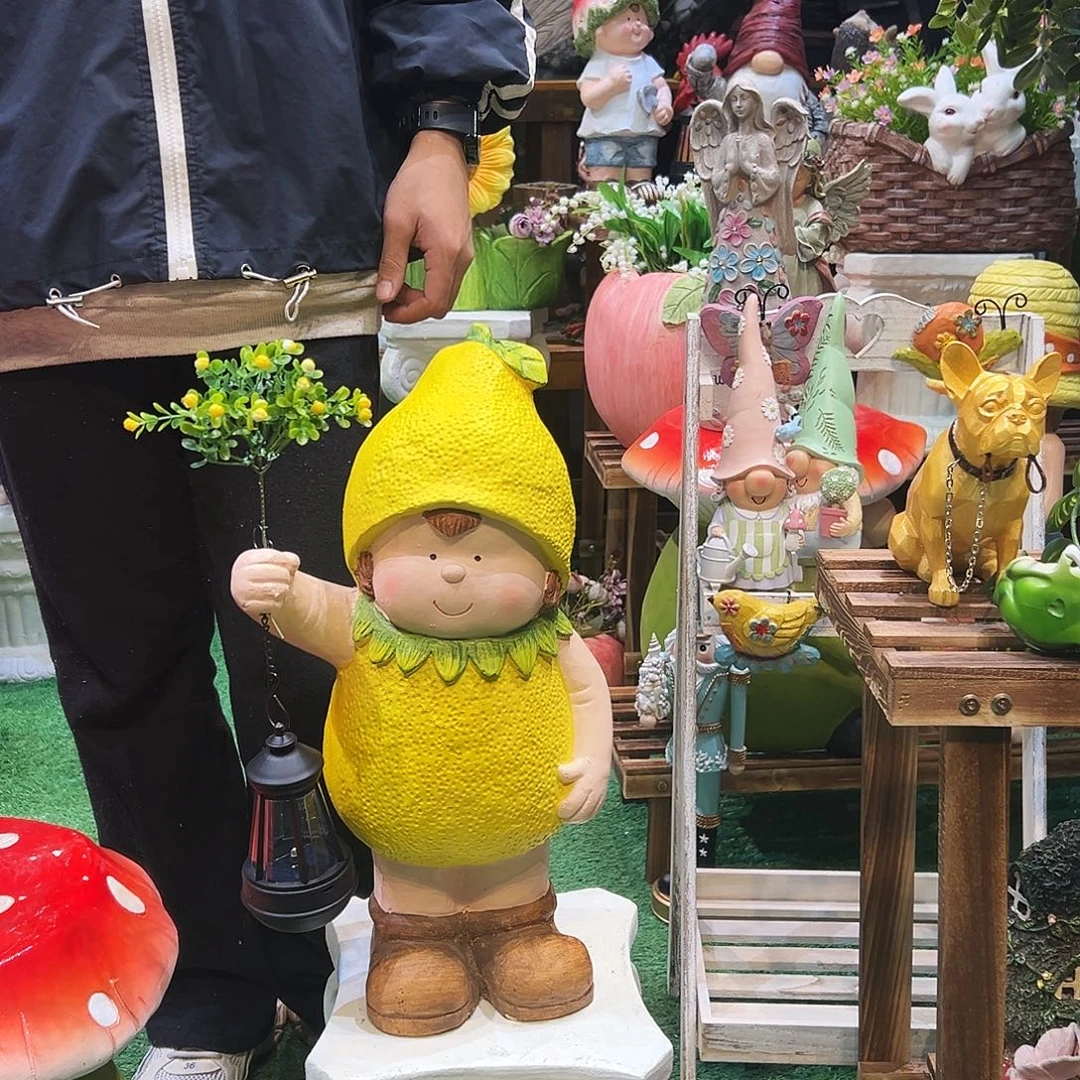 花园摆件红红火火