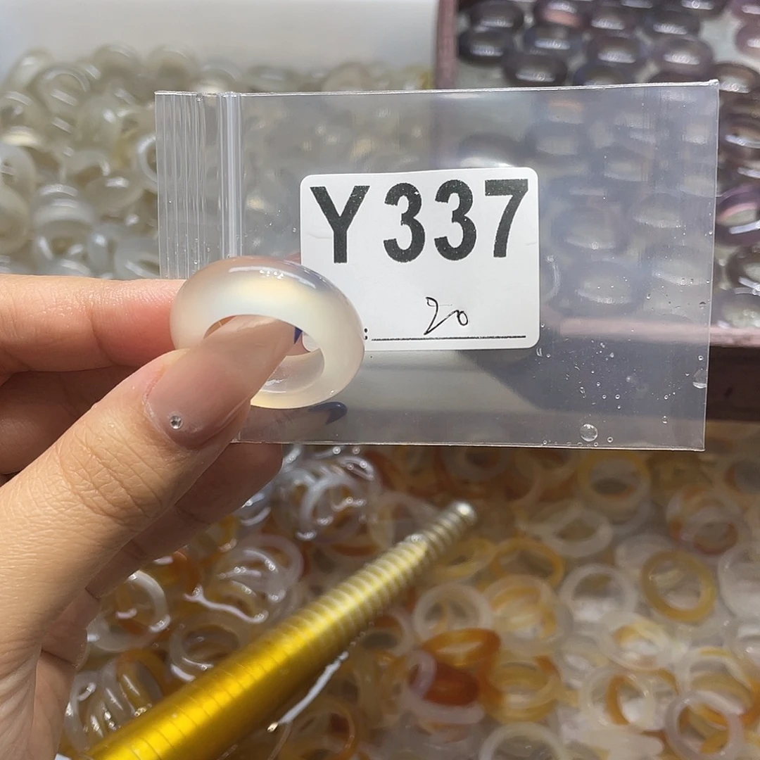 玛瑙/玉髓未镶嵌戒指337