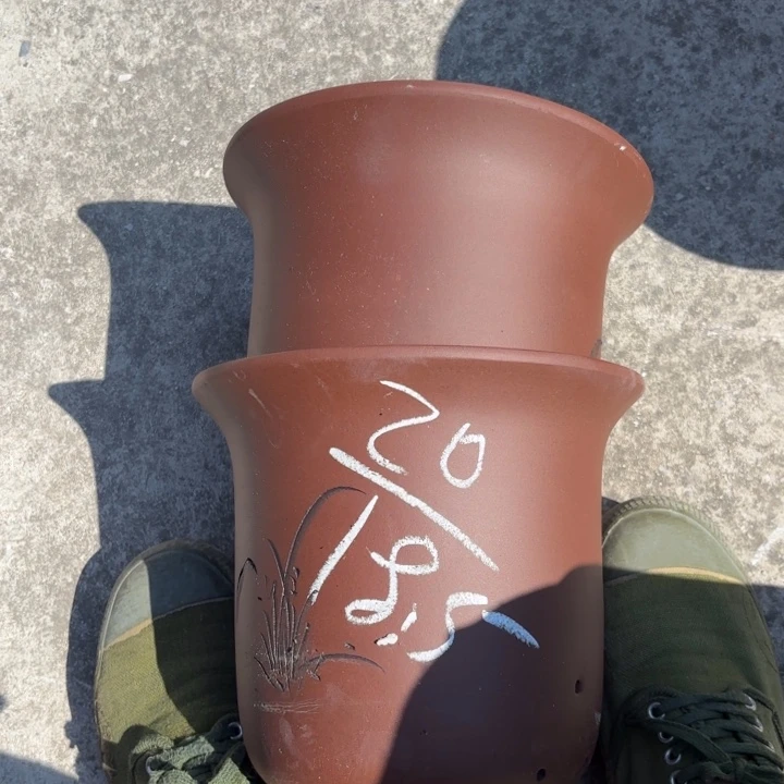 紫砂花盆紫砂的颜色