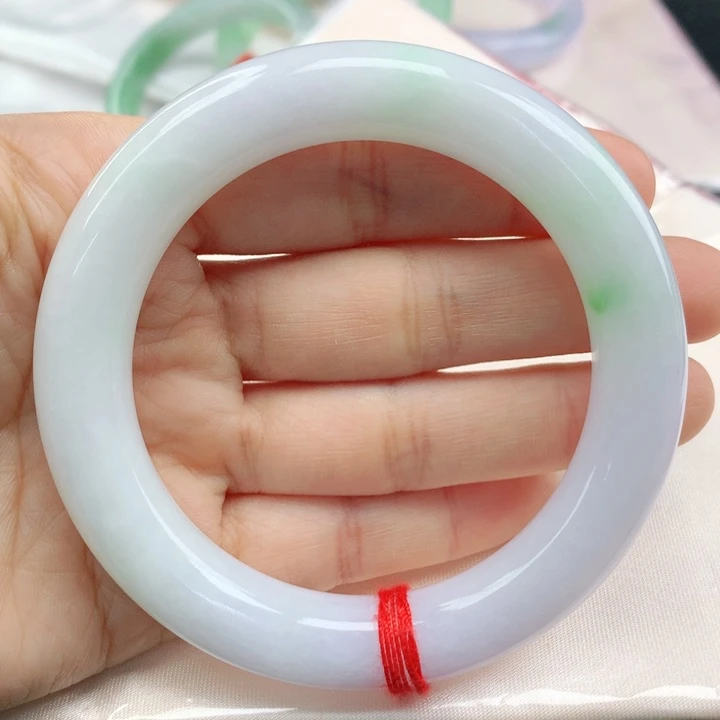 翡翠手镯未镶嵌胖圆56