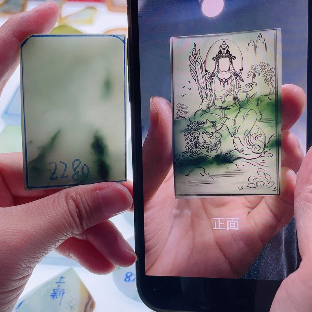 定制翡翠未镶嵌天然翡翠包工