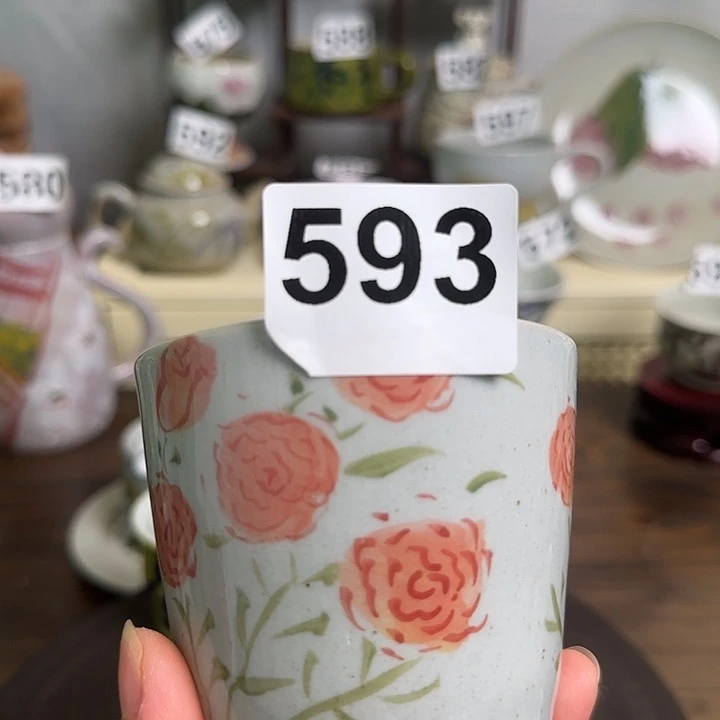 杯子593 景德镇手工手绘