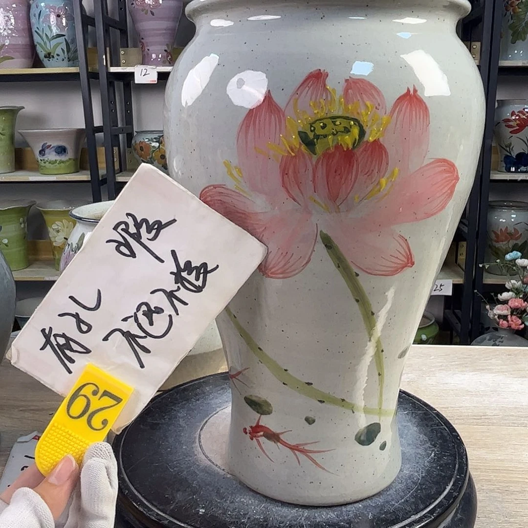 罐1tc景德镇陶瓷花盆
