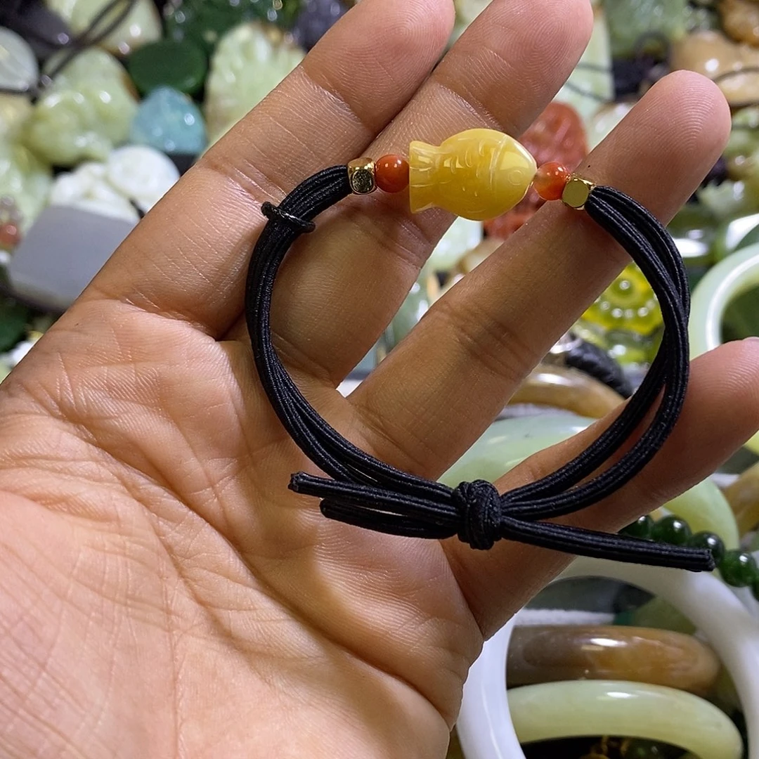 岫玉未镶嵌皮套皮套