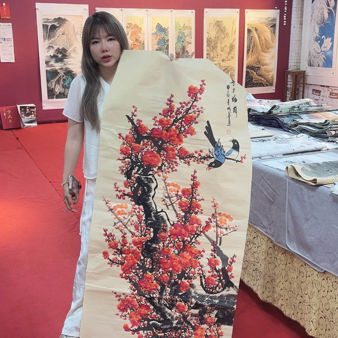 国画国画字画主播真好看