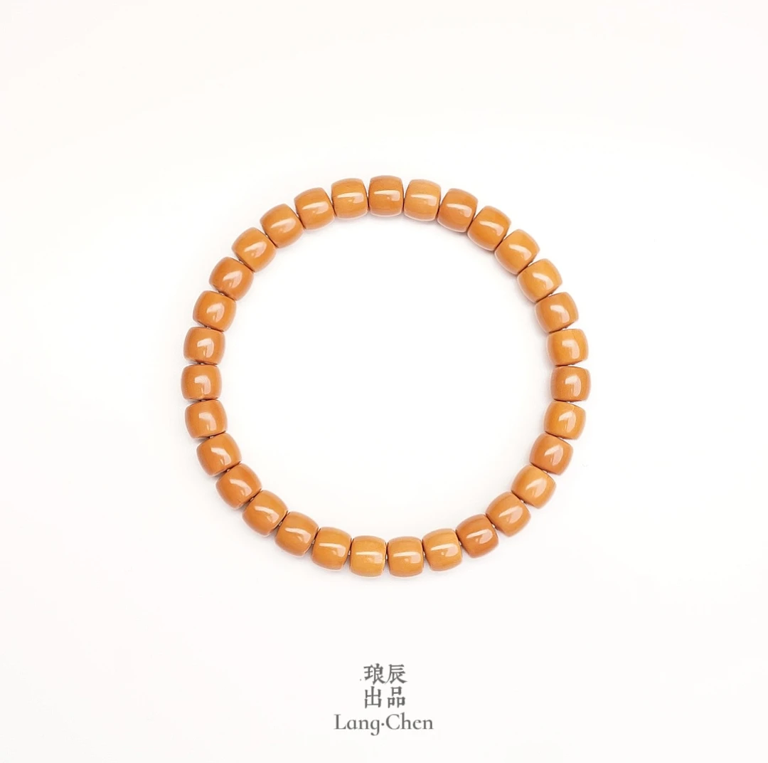 【工作室】7.8MM（微反油）面无白正三花 极限弧橄榄核老挝核尖单圈