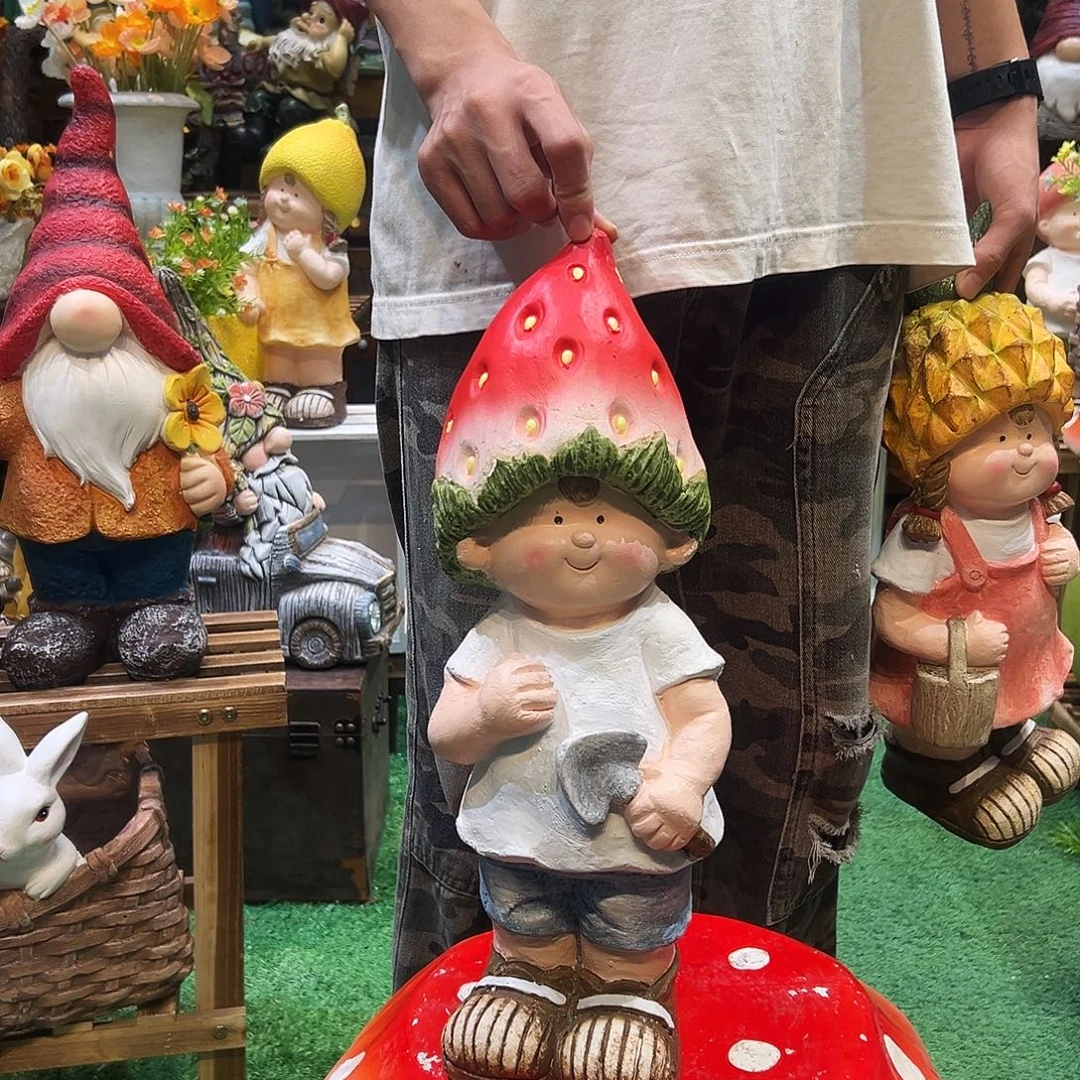 花园摆件红红火火