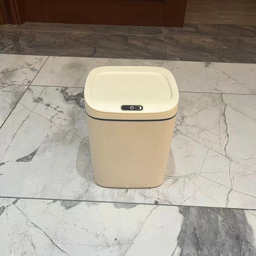 d感应智能垃圾桶家用厕所用客厅厨房风高颜值垃圾桶 带盖大号