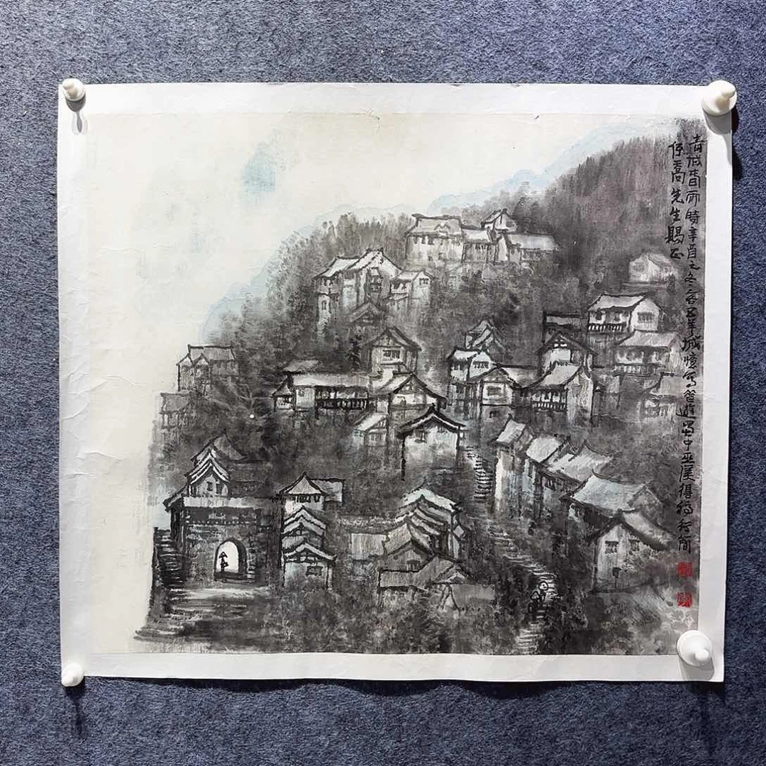 国画李行简国画作品