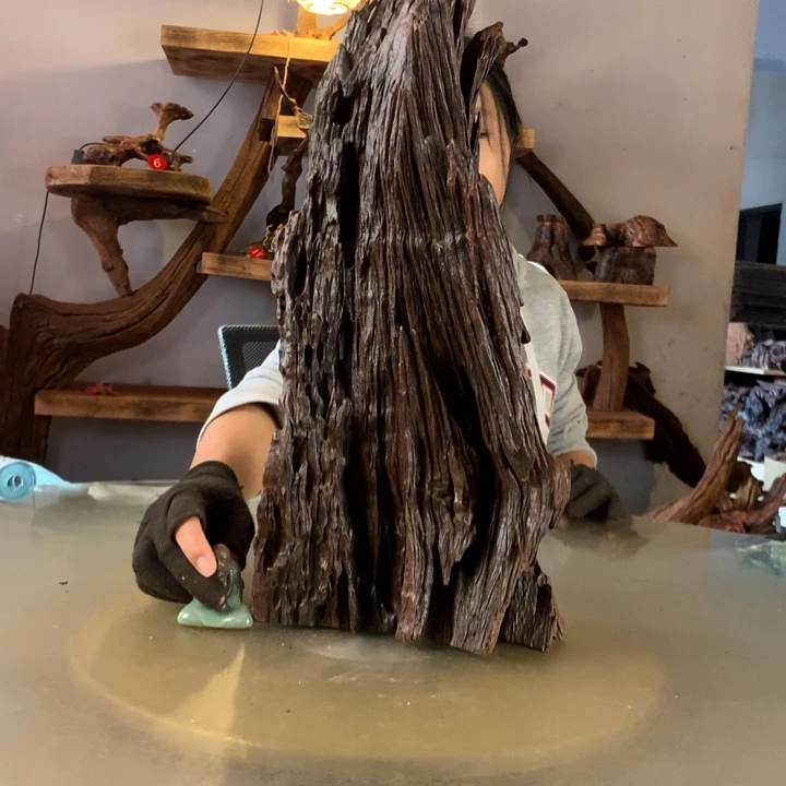 ****༗天然的云南紫柚木会黄水