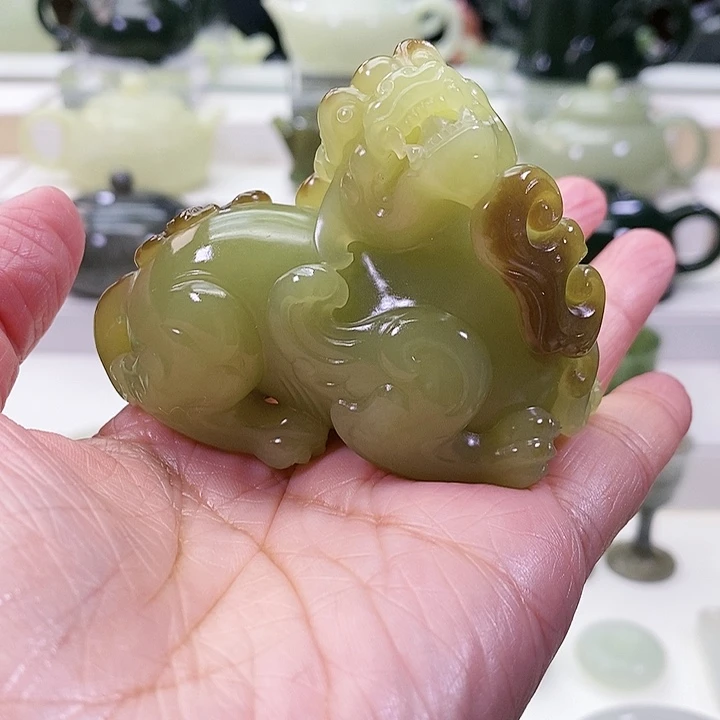 未镶嵌和田玉挂件风**人