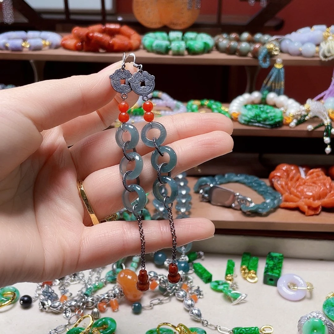 翡翠未镶嵌手链饰品