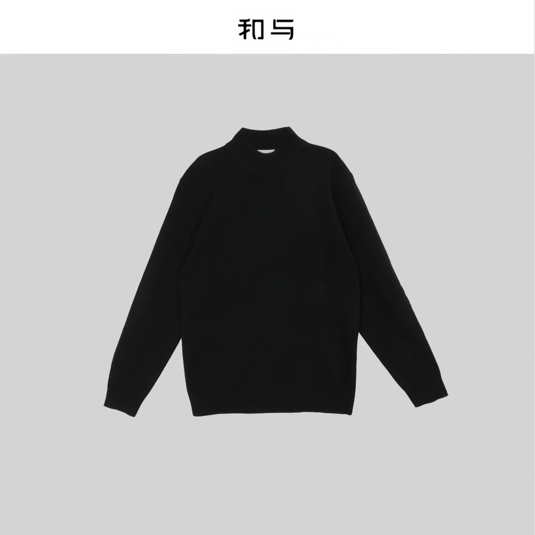 ｜男士半高领烟囱领100%山羊绒毛衫 T53YHJ020A