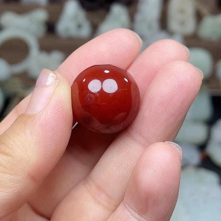 天***象玛瑙/玉髓配珠未镶嵌