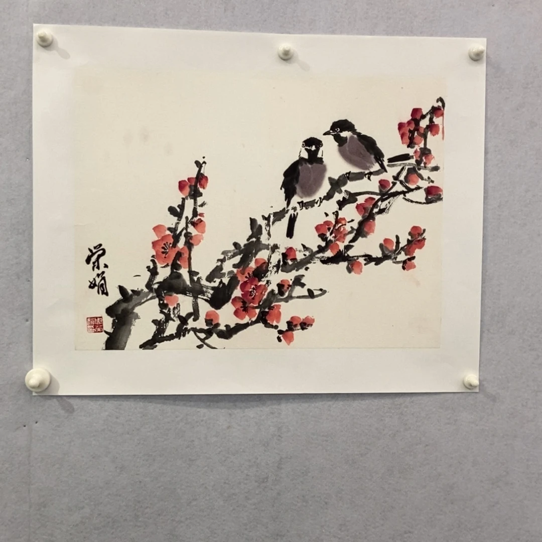 如***夫国画墨鱼精品墨鱼精品