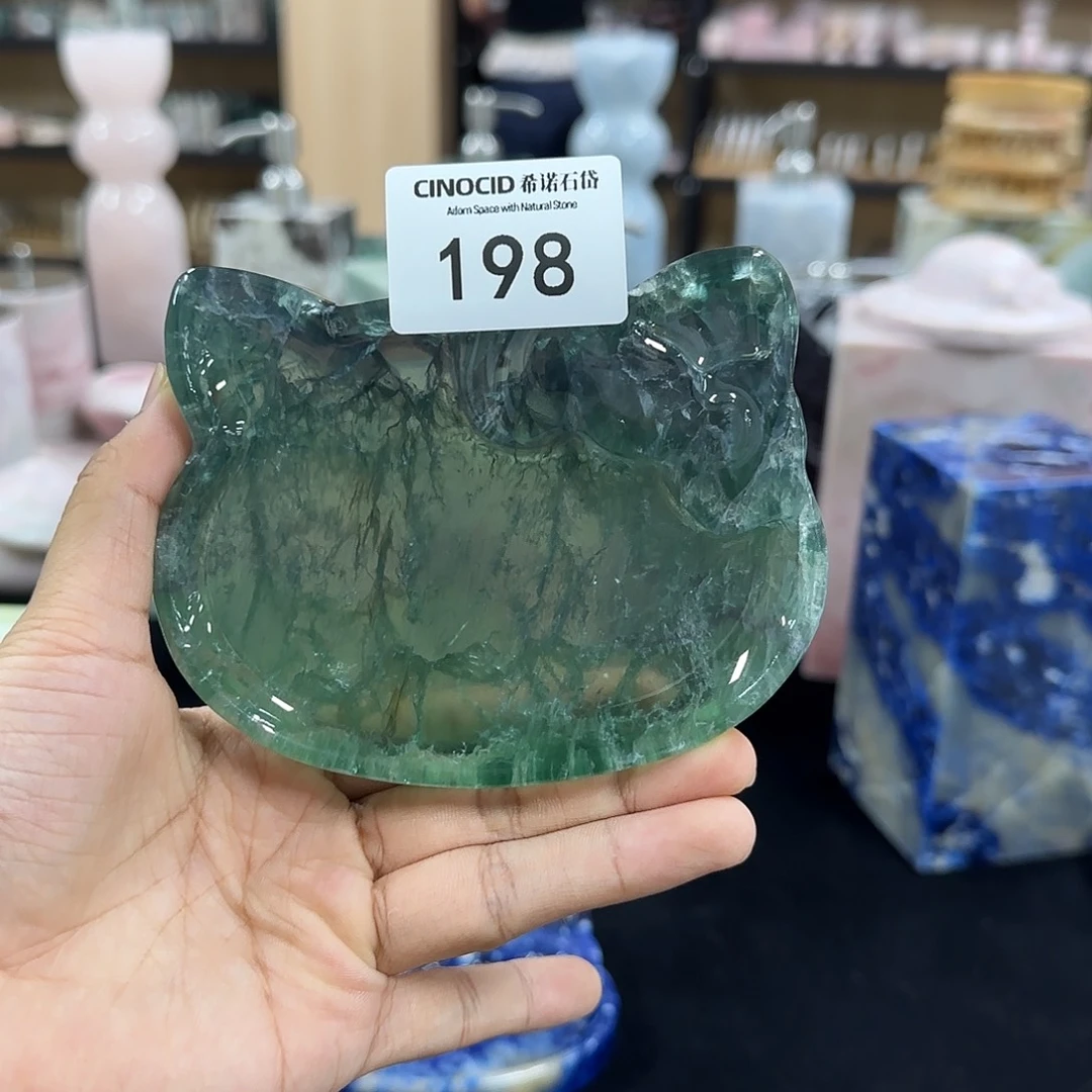 198绿水晶小猫福利