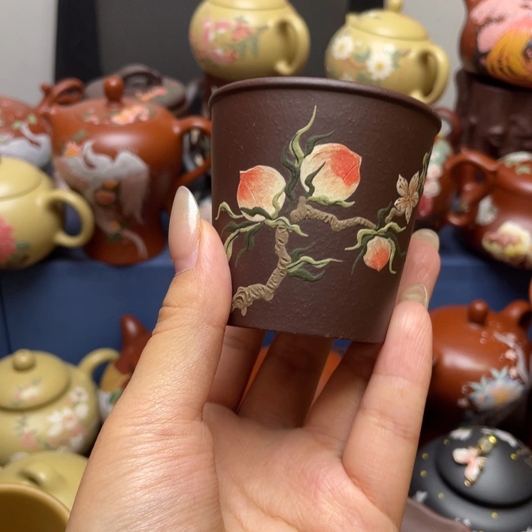 紫砂茶杯紫砂主人杯100cc