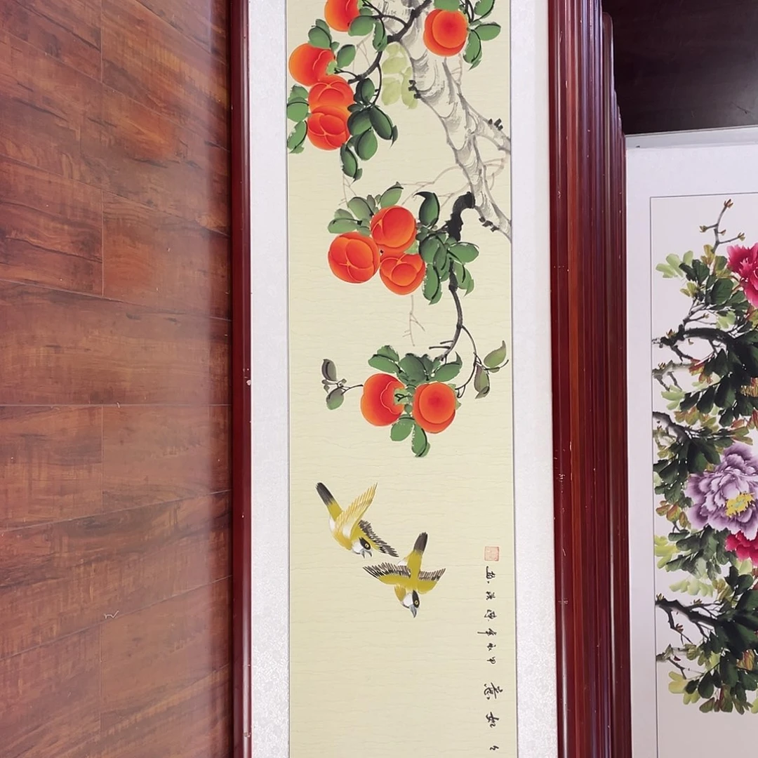 国画带框尺寸48*163厘米