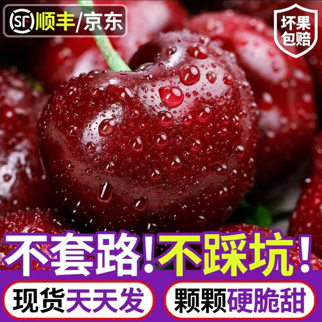 智利海运进口车厘子J/2J/3J/4J级 2.5KG 应季新鲜(内附果径卡)