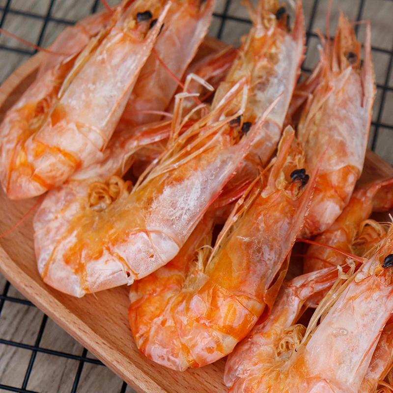 烤虾干即食烤虾干海虾对虾干白虾特产海鲜干货零食