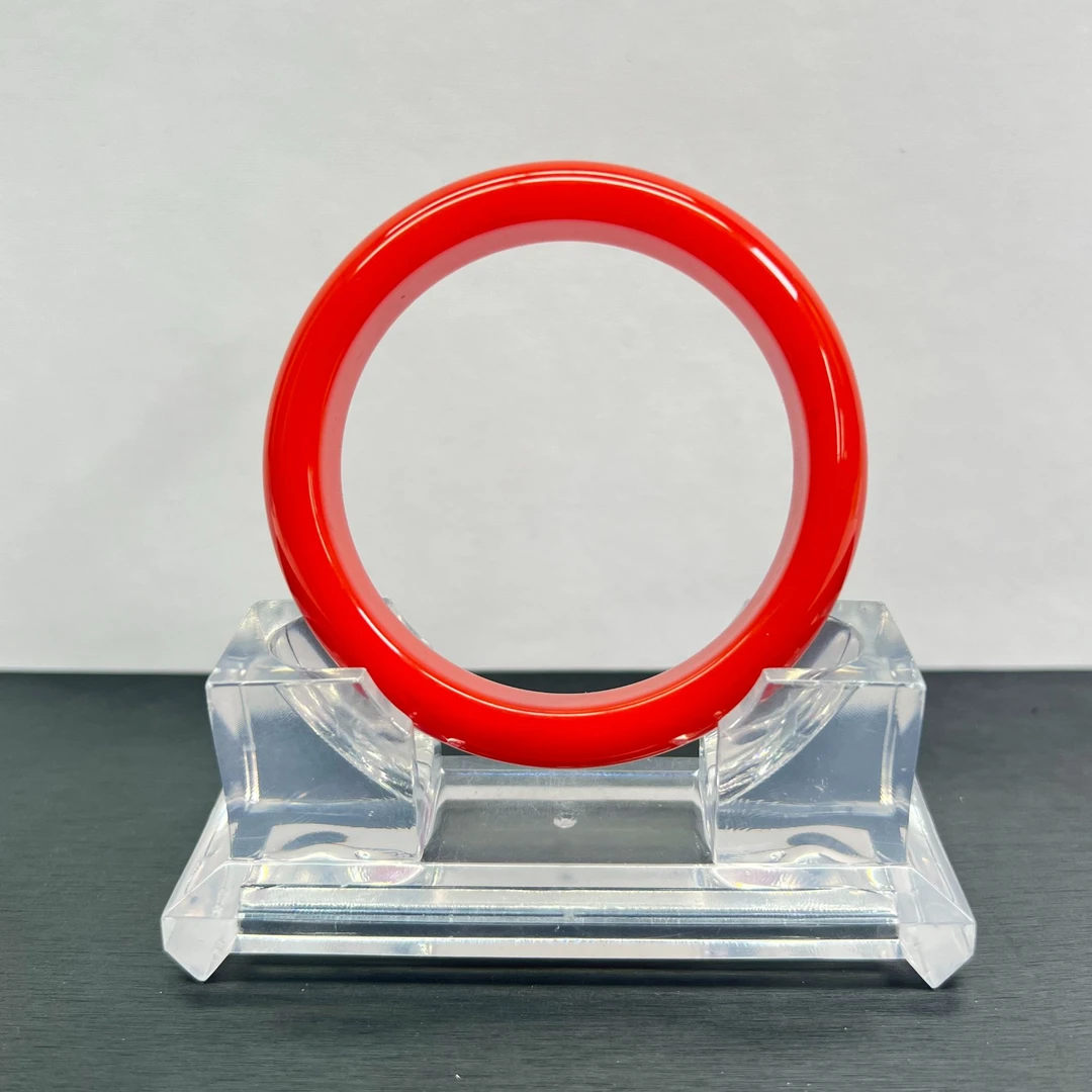 【精品】柿红正圈百搭女款镯 A540