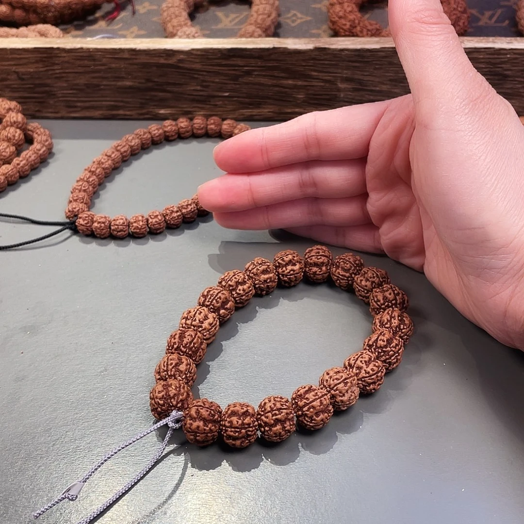 金刚菩提手串红方印14➕单圈