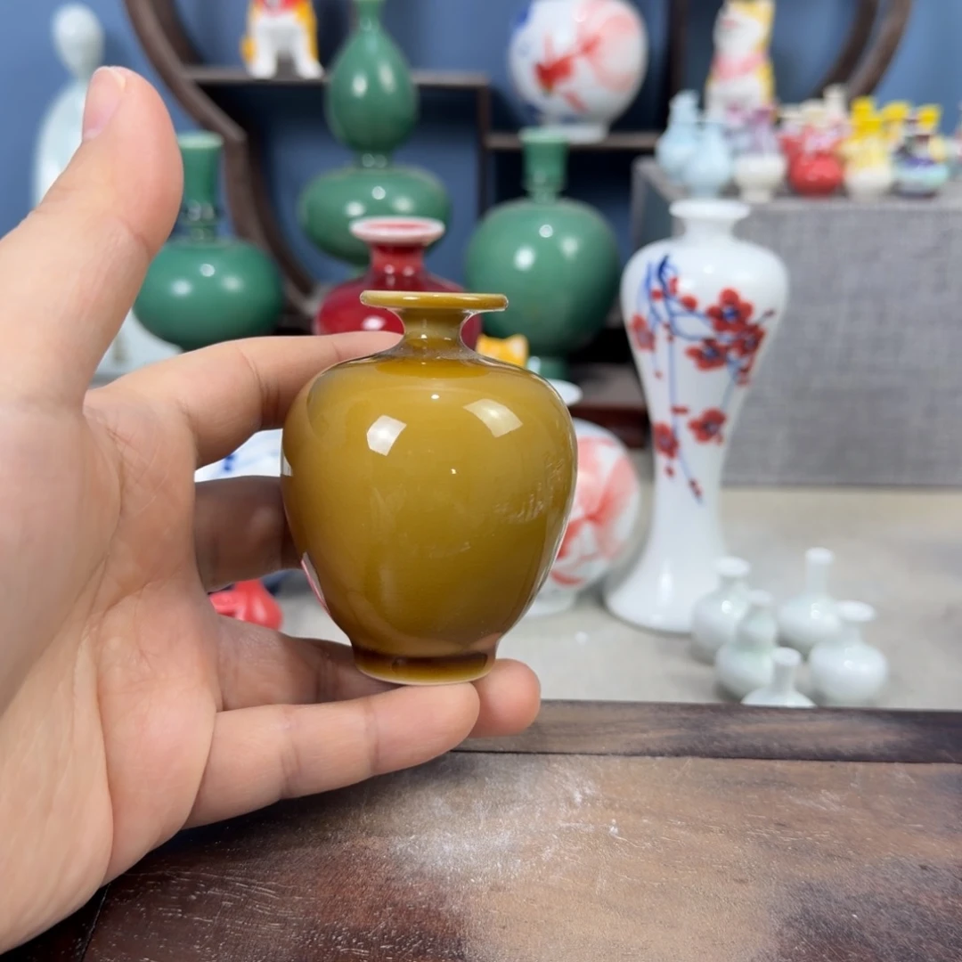 陶瓷手工小花器摆件