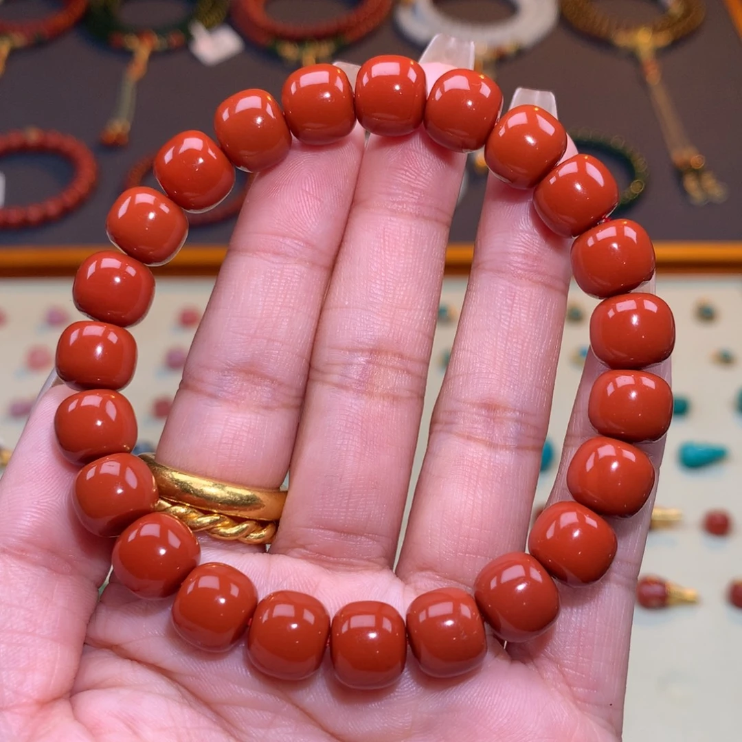 南红玛瑙未镶嵌颈饰