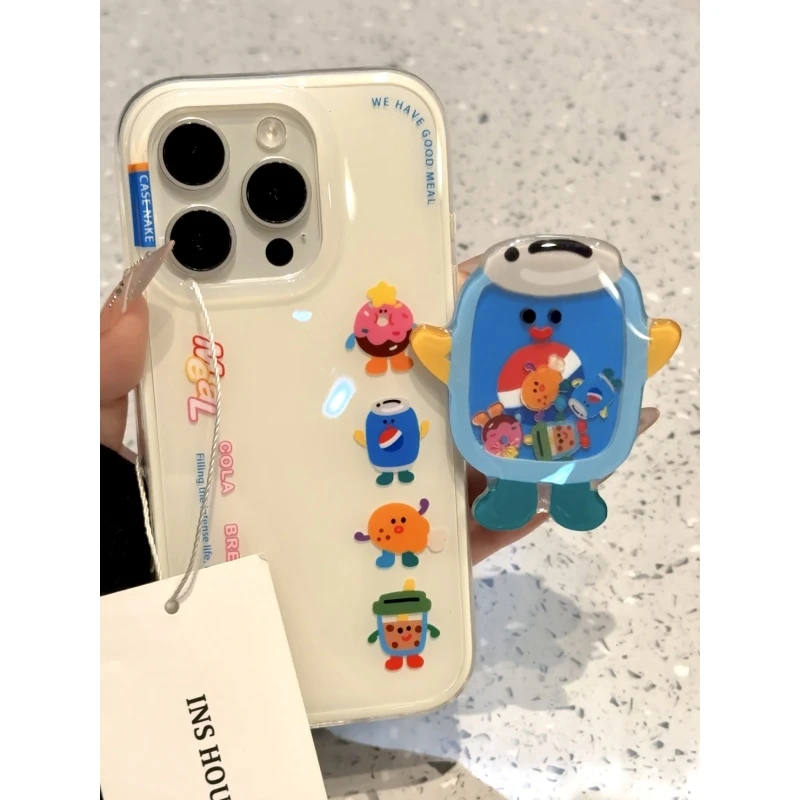 创意可乐奶茶表情摇摇乐适用iphone16promax手机壳苹果15pro新14