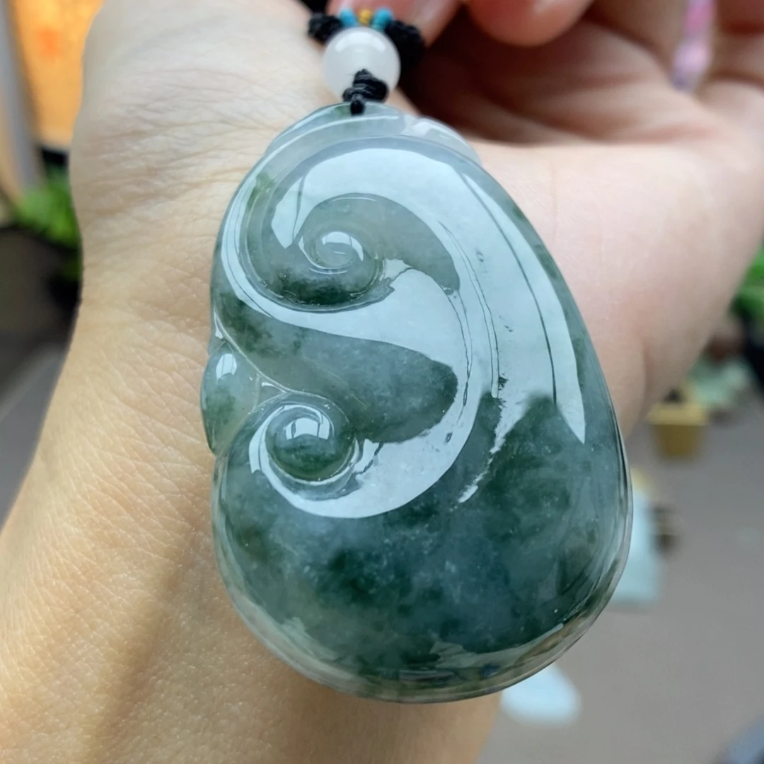 翡翠未镶嵌颈饰吊坠14