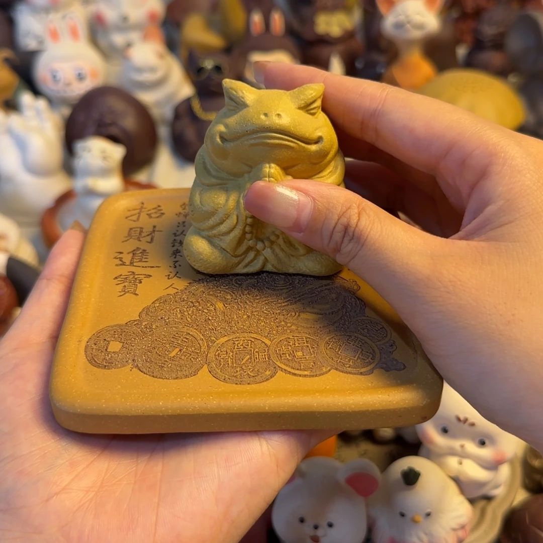 橙***子紫砂茶宠紫砂制作工艺流程