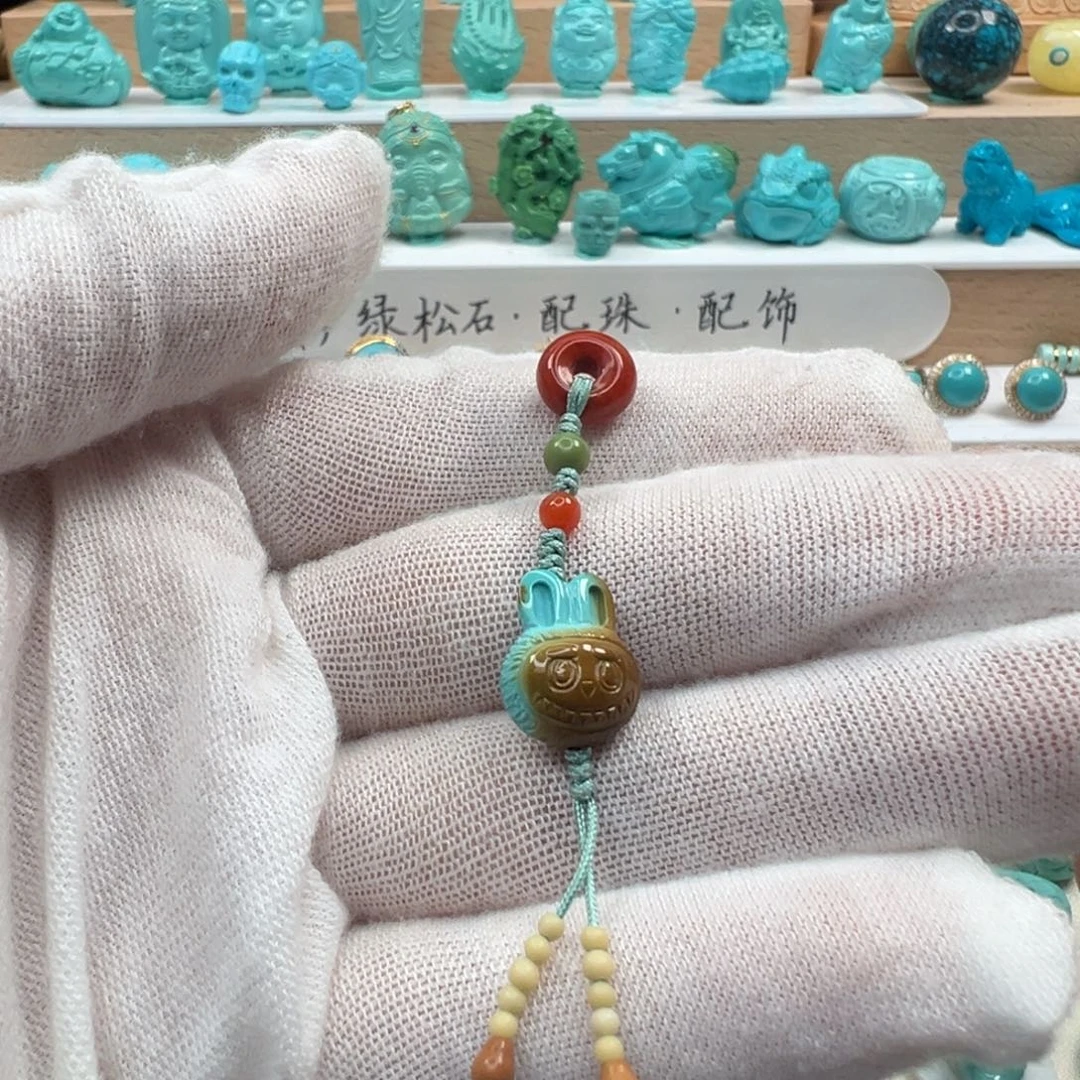 绿松石未镶嵌吊坠(不含链)